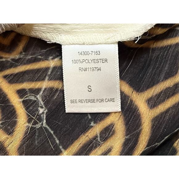 Unity World Wear Women's Boho Dress Size Small Elastic Waist - Picture 5 of 7